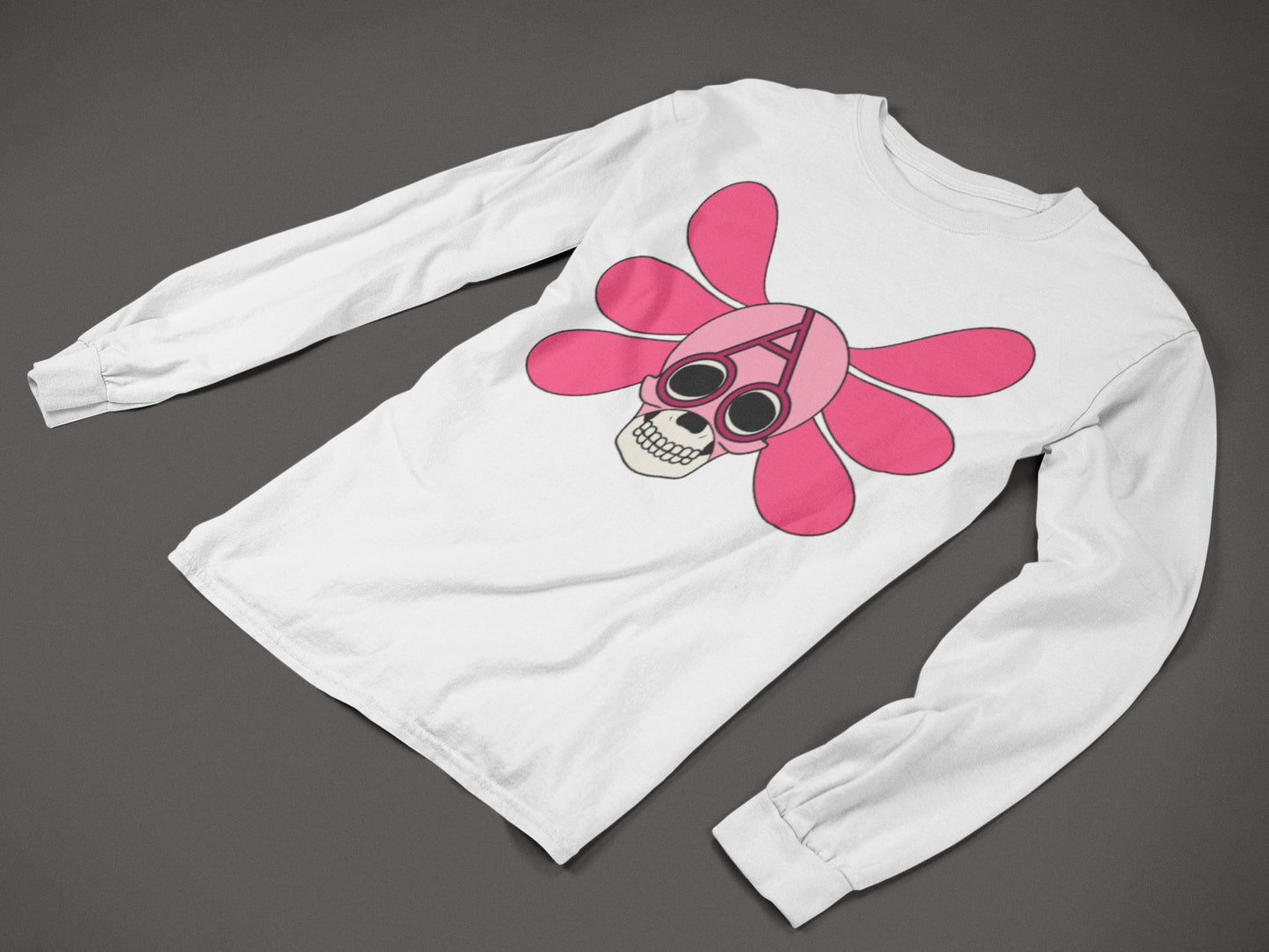 Axolotl Skull Long-sleeve Shirt (Summer Set)